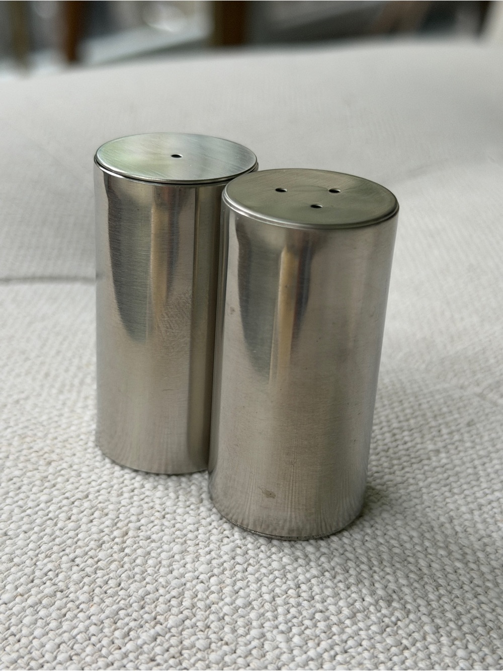 Vintage Georg Jensen JAL Salt & Pepper Set, New and Unused